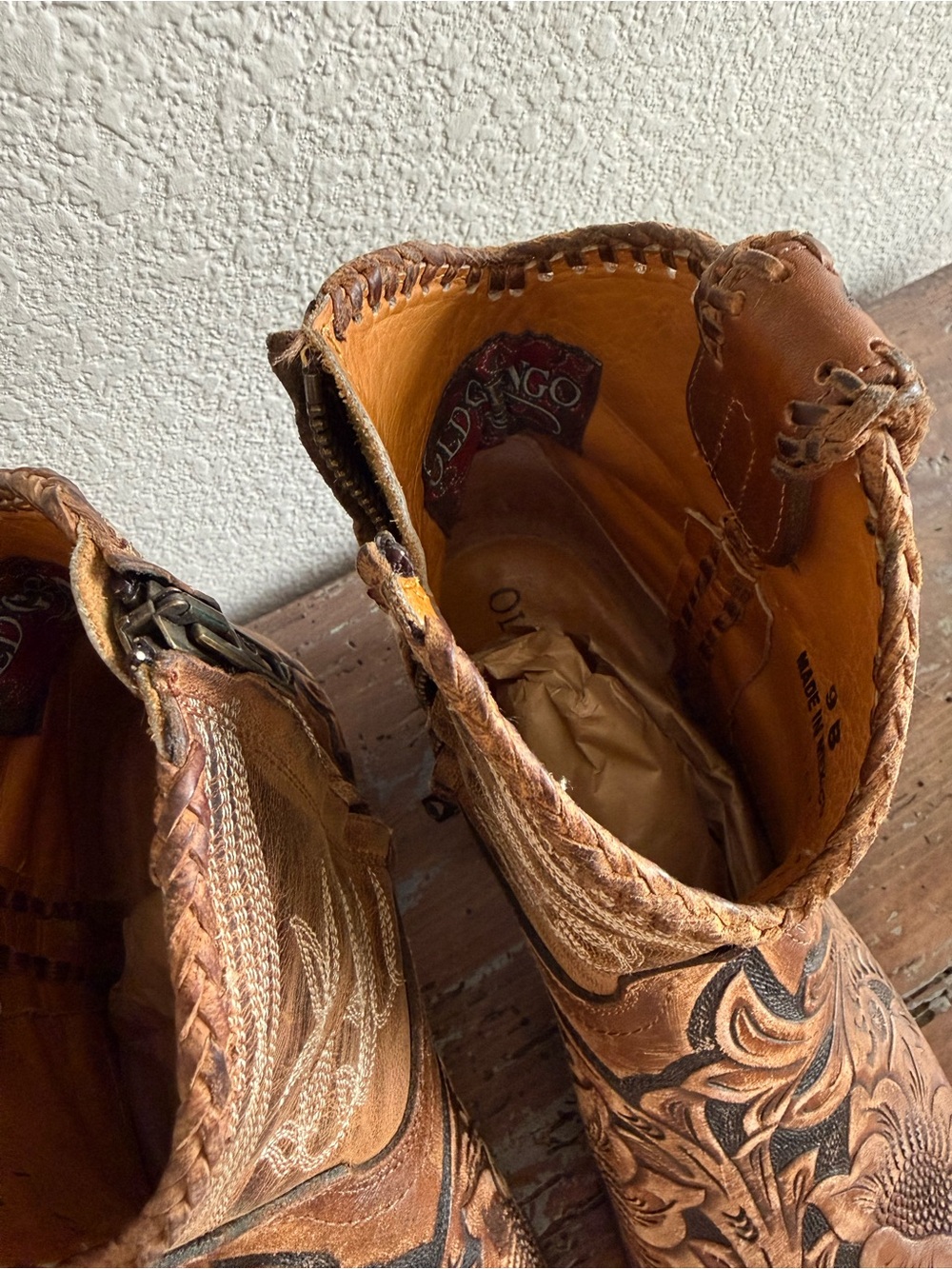 Old Gringo Polochale 7” Hand Tooled Western Boots | Size 9 - Picture 10 of 11